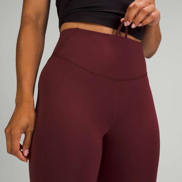 lululemon athletica Pants - Lululemon - Base Pace High-Rise Tight 25" - Red Merlot - Size 16